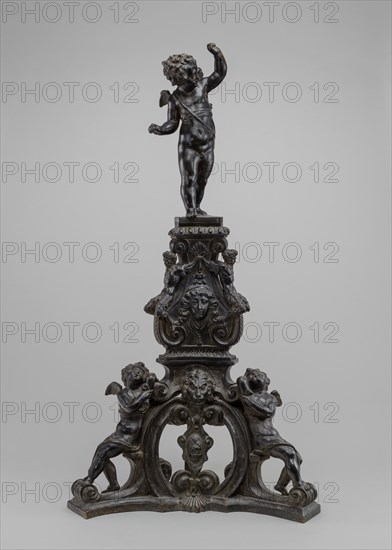 Andiron with Putto Finial, model c. 1600, cast probably 17th/18th century.