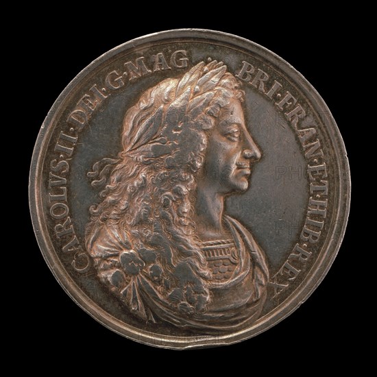 Charles II, 1630-1685, King of England 1660 [obverse], 1662.