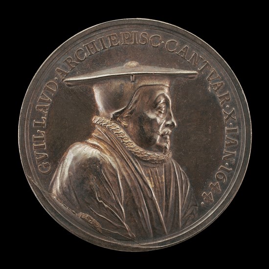 William Laud, 1573-1645, Archbishop of Canterbury 1633 [obverse], c. 1661.