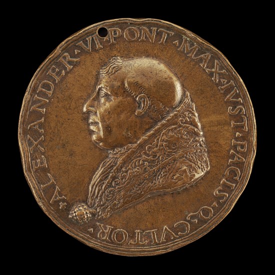 Alexander VI (Rodrigo Borgia, c. 1431-1503), Pope 1492 [obverse], 1492/1503.