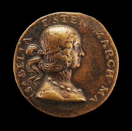 Isabella d'Este, 1474-1539, Wife of Francesco II Gonzaga of Mantua 1490 [obverse], 1507.