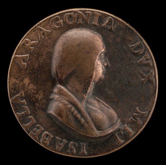 Isabella of Aragon, 1470-1524, Wife of Giangaleazzo Sforza, Duke of Milan, 1489 [obverse], 1507.