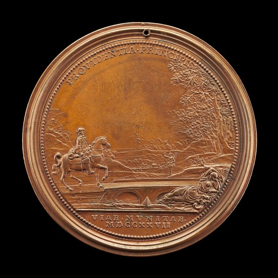 Mounted Traveller [reverse], 1727.