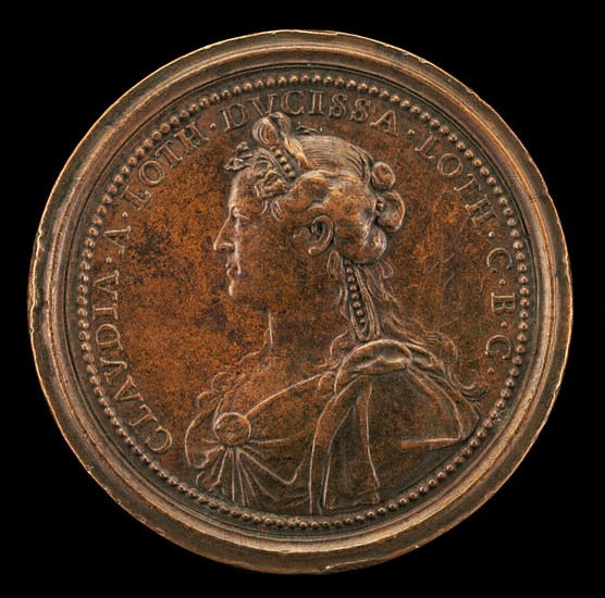 Claudia, 1612-1648, Duchesse de Lorraine 1634 [reverse], 1703/1738.