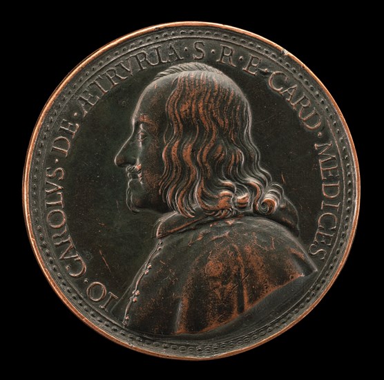 Giovanni Carlo de' Medici, 1611-1663, Cardinal 1644 [obverse], 1740.