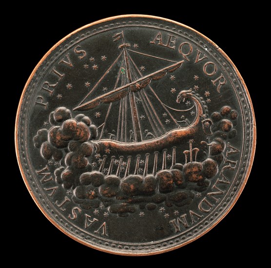 Ship Guided by Stars [reverse], 1740.