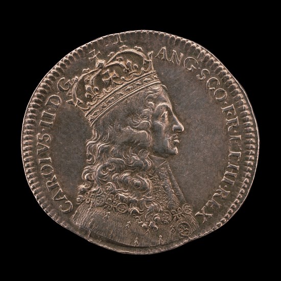 King Charles II in Coronation Robes [obverse], 1661.