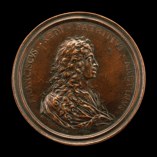 Francesco Redi, 1626-1697, Physician and Scientist [obverse], 1684.