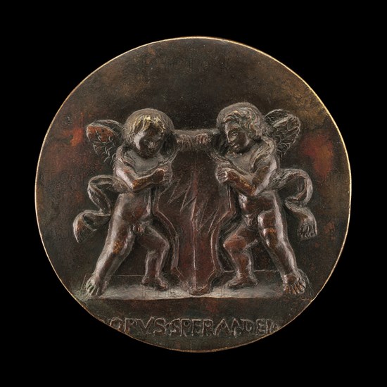 Cupids Holding the Arms of the Bentivogli [reverse].