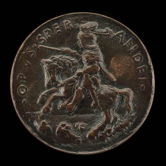 Giovanni II Bentivoglio Mounted in Armor with Captain's Baton [reverse].