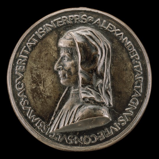 Alessandro Tartagni, 1421-1477, Lawyer [obverse], c. 1478.