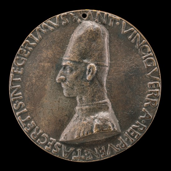 Antonio Vinciguerra, 1468-1502, Poet, Secretary to the Republic of Venice [obverse], probably 1496/1504.