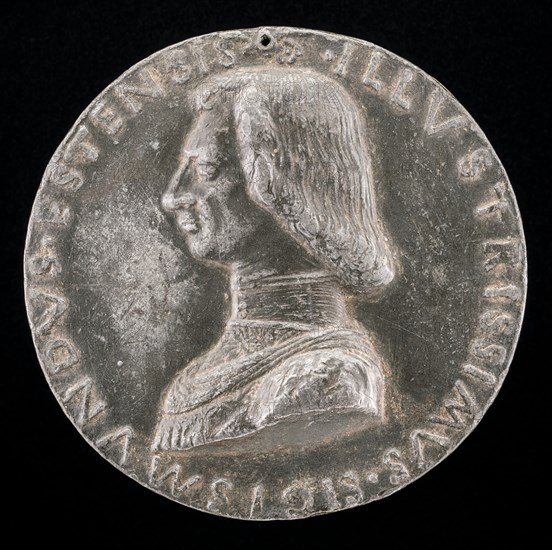 Sigismondo d'Este, 1433-1507, Son of Niccolo III d'Este [obverse], probably 1463/1477.