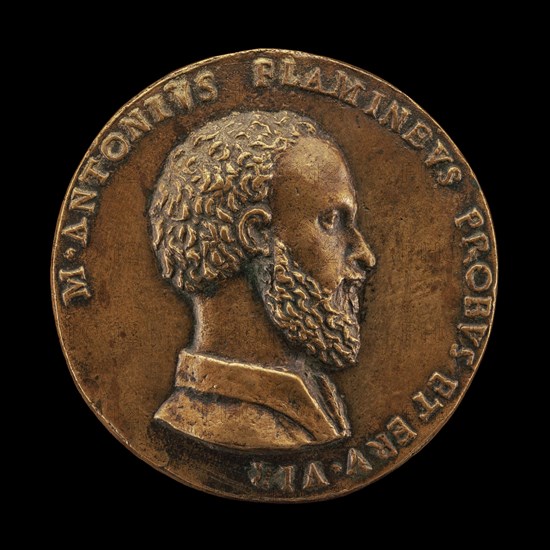 Marcantonio Flaminio, 1498-1550, poet [obverse], 1520s.