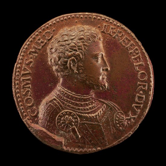 Cosimo I de' Medici, 1519-1574, Duke of Florence 1537 [obverse], 1537.