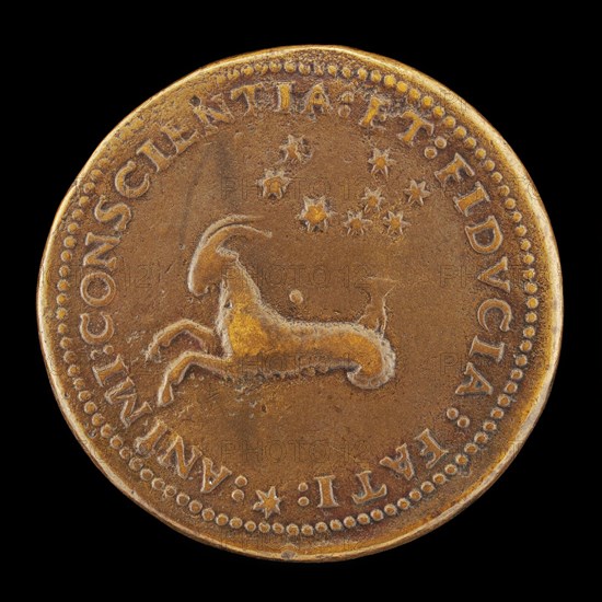 Capricorn and Stars [reverse], probably 1537.