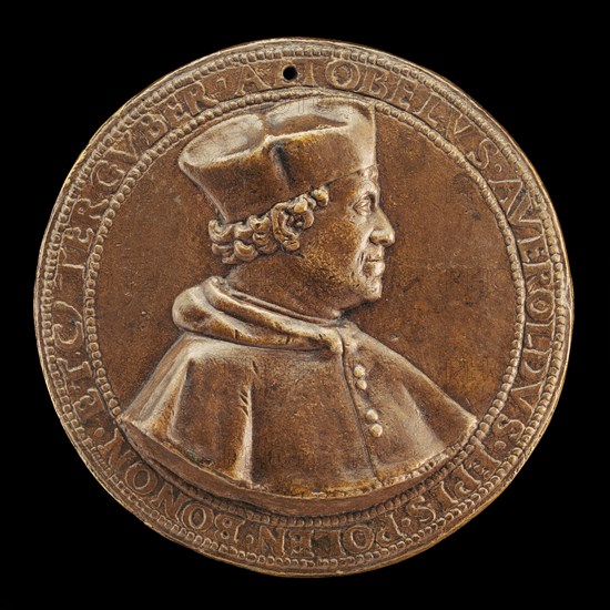 Altobello Averoldo, c. 1468-1531, Bishop of Pola, Thrice Governor of Bologna [obverse], 1530/1531.