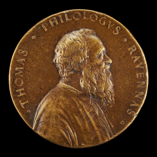 Tommaso Rangone, 1493-1577, Physician of Ravenna [obverse], probably 1558.