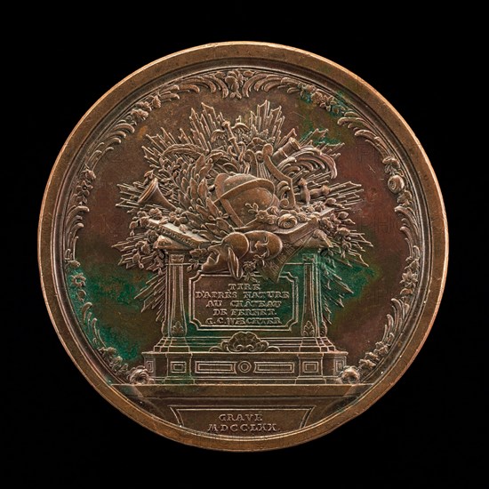 Altar of Fame [reverse], 1770.