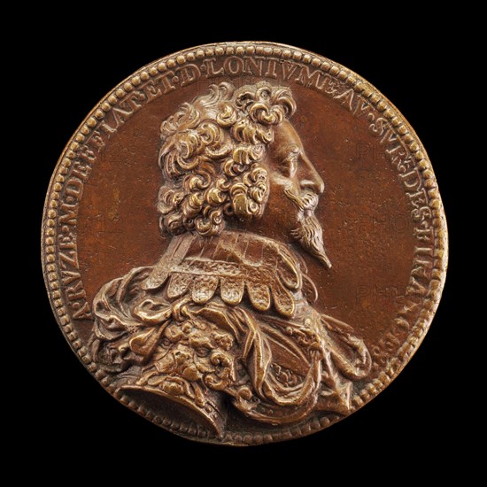 Antoine Coëffier, called Antoine Ruzé, 1581-1632, Baron Longjumeau 1621 and Marquess of Effiat 1624 [obverse], 1629.