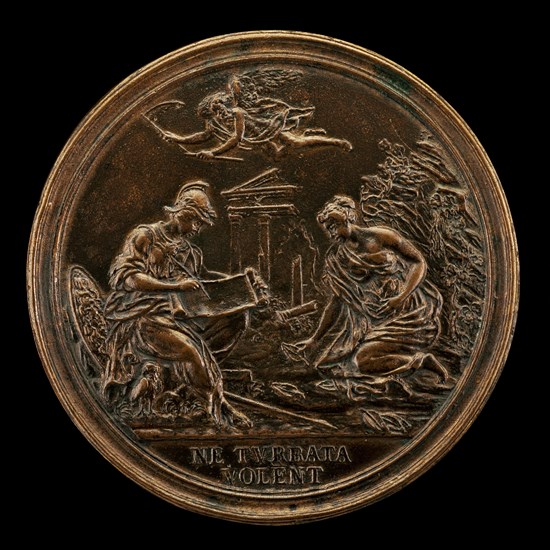 Allegory with Minerva, Time, and a Sybil [reverse], 1725.