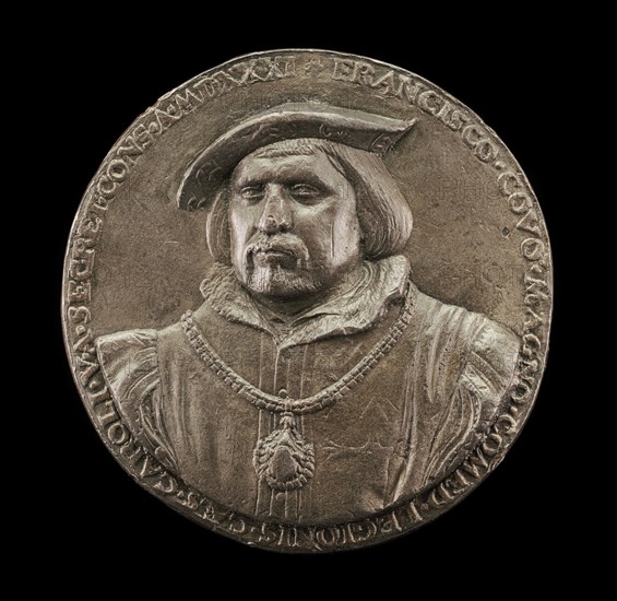 Francisco de los Cobos, c. 1475/1480-1547, Privy Counselor and Chancellor, Art Patron [obverse], 1531.