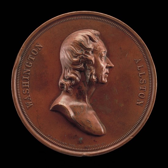 Washington Allston, 1779-1843, Painter [obverse], 1847.