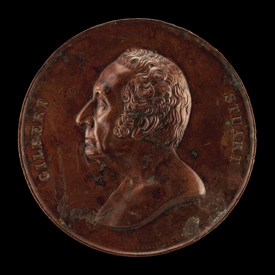 Gilbert Stuart, 1755-1828, Painter [obverse], 1848.
