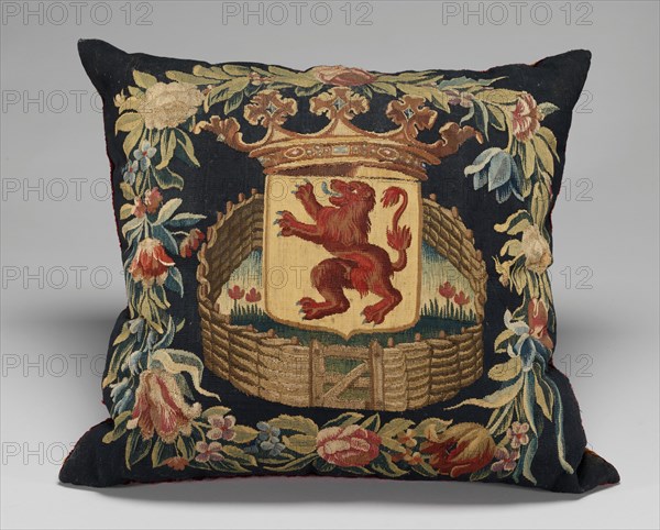 Tapestry-covered Cushion, c. 1675/1725.