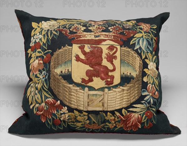 Tapestry-covered Cushion, c. 1675/1725.