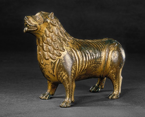 Aquamanile in the Form of a Lion, c. 1200.