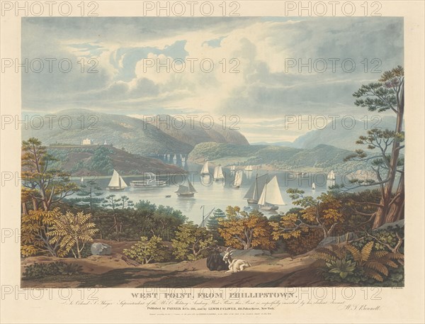 West Point, from Phillipstown, published 1831.