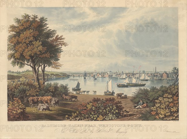 Baltimore Taken near Whetstone Point, published 1831.