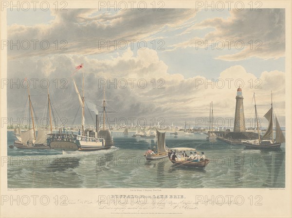 Buffalo, from Lake Erie, published 1836.