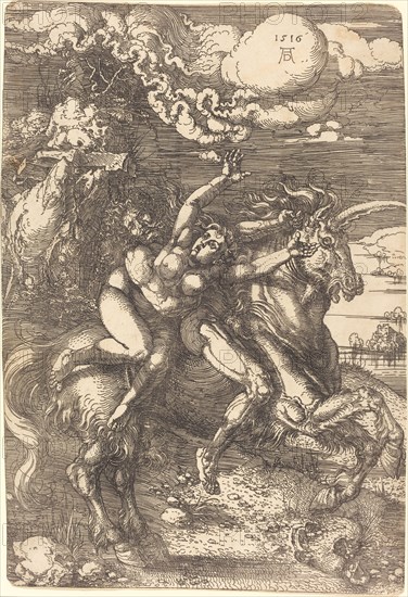 Abduction on a Unicorn, 1516.