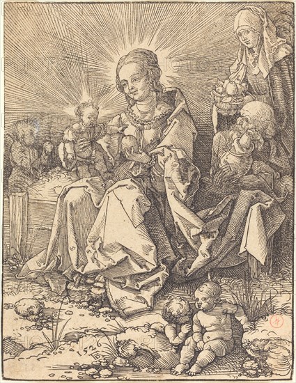 The Holy Family on a Grassy Bench, 1526.