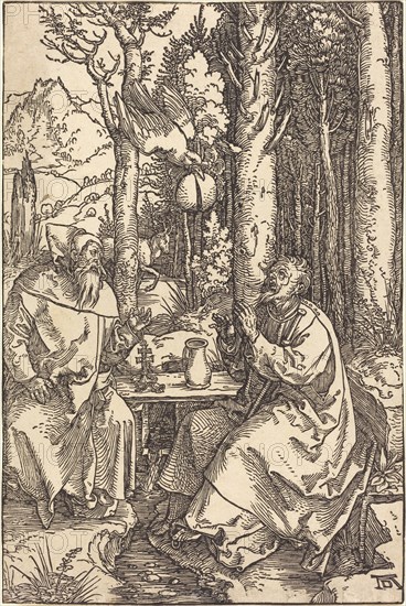 Saint Anthony and Saint Paul in the Wilderness, c. 1504.