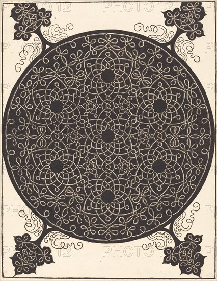 The Sixth Knot (combining seven small systems of knots with black centers), probably 1506/1507.