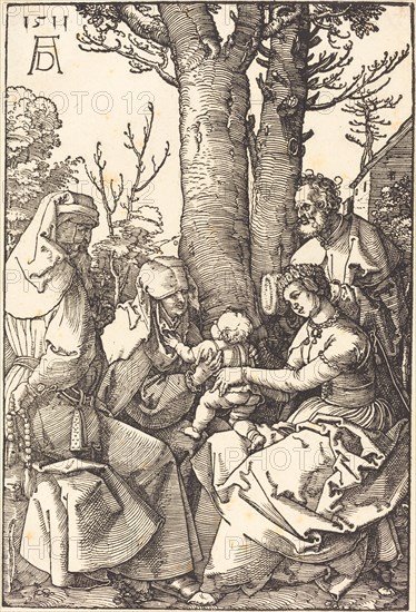 The Holy Family with Joachim and Anne under a Tree, 1511.