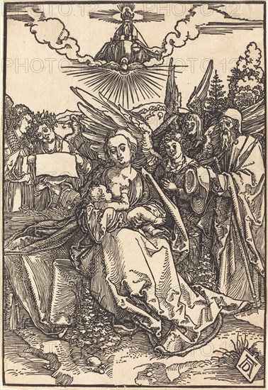 The Holy Family with Five Angels, in or before 1505.