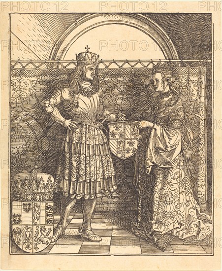 The Betrothal of Maximilian with Mary of Burgundy, 1515.