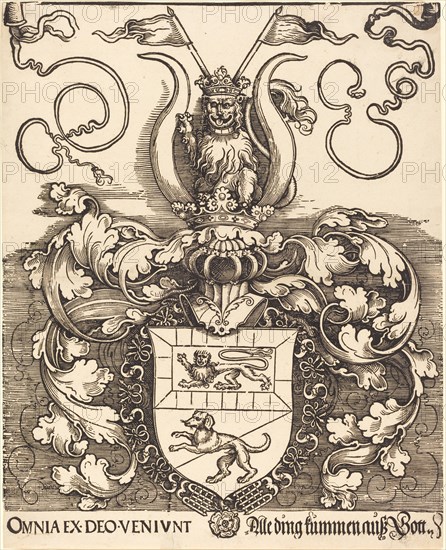 Coat of Arms of Lorenz Staiber, probably 1520/1521.