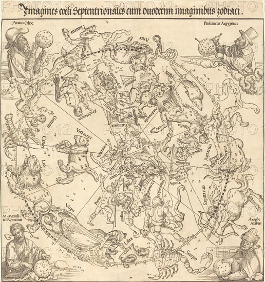 The Northern Celestial Hemisphere, 1515.