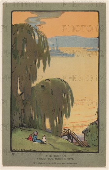 The Hudson from Riverside Drive, 1914.