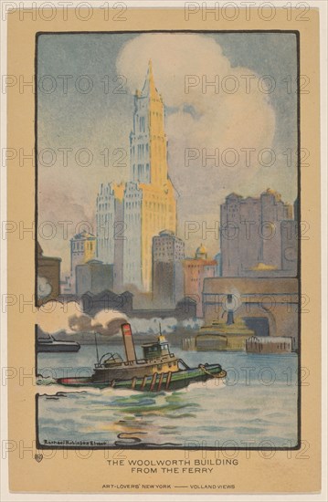 The Woolworth Building from the Ferry, 1914.