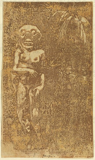 Oviri (The Savage) [recto], 1894/1895.