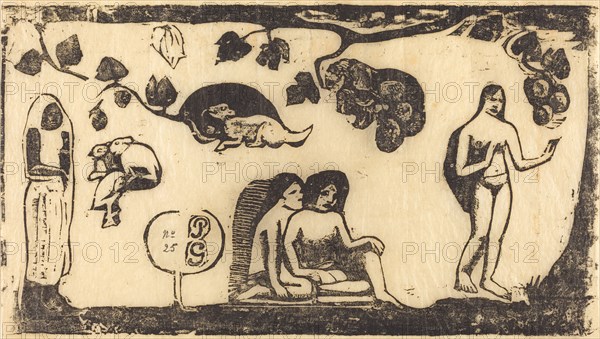 Women, Animals and Foliage (Femmes, animaux et feuillages), in or after 1895.