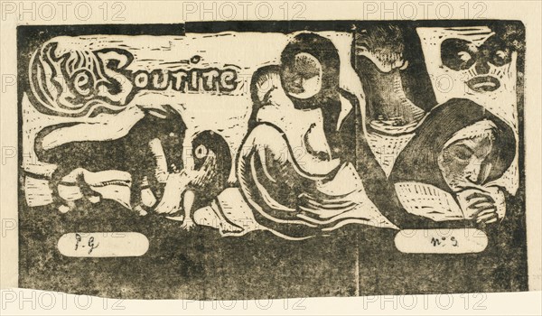Title Page for "Le Sourire" (Titre du Sourire), in or after 1895.