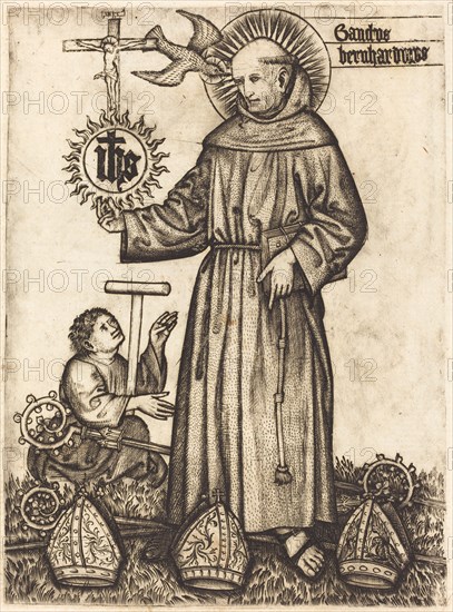 Sanctus Bernhardinus, 1450s.