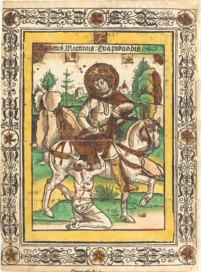 Saint Martin and the Beggar, c. 1490.